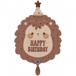 Folienballon Happy Birthday Hedgehog