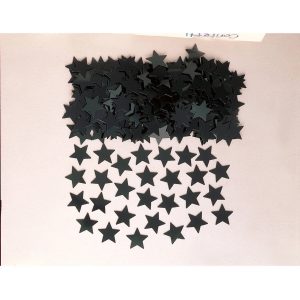 Konfetti Stardust schwarz Folie 14 g