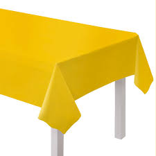 er Tischdecke gelb 137cm x 274cm