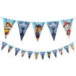 PAW Patrol Wimpelkette, blau 190 cm x 18 cm