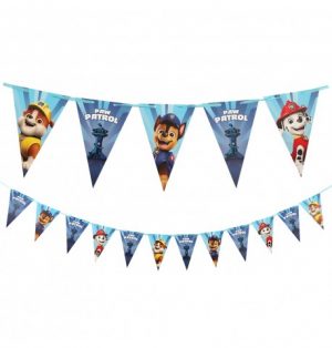 PAW Patrol Wimpelkette, blau 190 cm x 18 cm