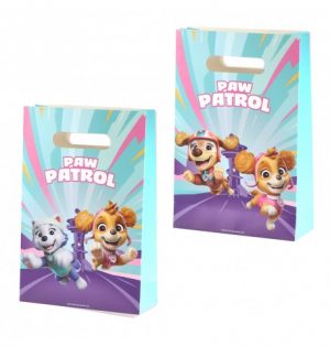 set-4-sacs-cadeaux-papier-pat-patrouille-15-8cm-x-23-6cm 4 Geschenktüten Paw Patrol aus Papier