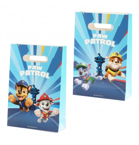 4 Geschenktüten Paw Patrol aus Papier