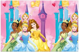 093850 1 Plastik-Tischdecke Princess Live Your Story