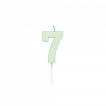 Tortenkerze 4,5cm pastellmint 7