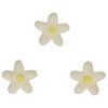 20000_F50860 FunCakes Zuckerdekorationen Chrysantheme Weiß/Gelb 30 Stück