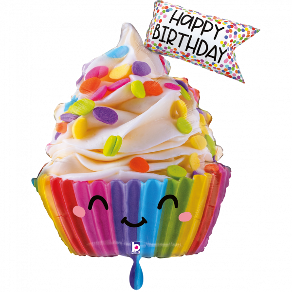 25282-P_600x600@2x Folienballon Cute Cupcake Birthday 79cm
