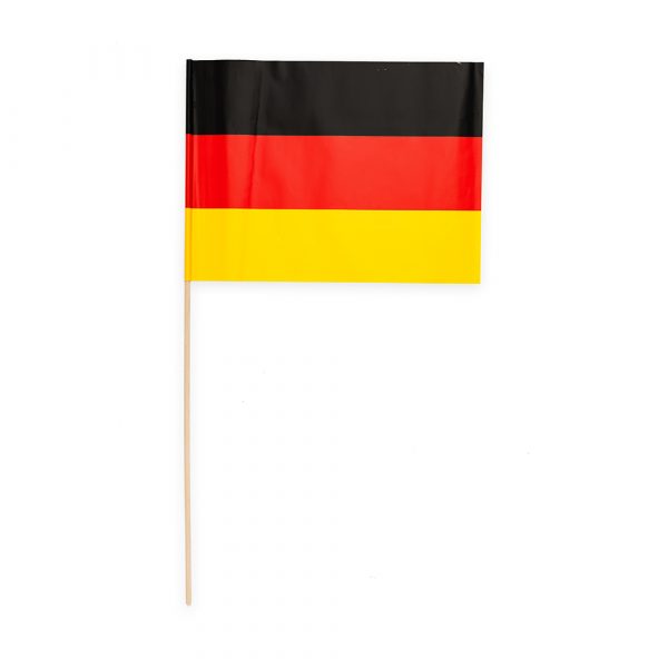 10 Papier Fahne 20x30cm Deutschland