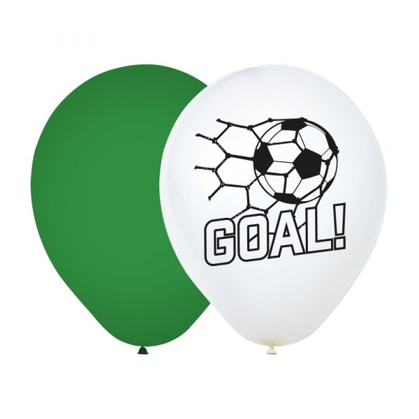 8 Latexballons 12” – Fußball