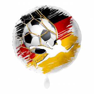 Folienballon Fußball Deutschland 43cm