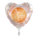 Folienballon Ja Glückwunsch zur Hochzeit 43cm