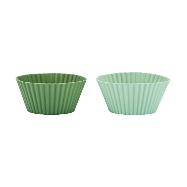 KitchenCraft 12 wiederverwendbare Silikon-Cupcake-Förmchen