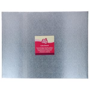 FunCakes Cake Board Oblong Silver 45x35cm