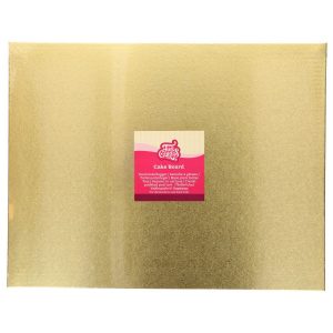 FunCakes Cake Board Oblong Gold 45x35cm