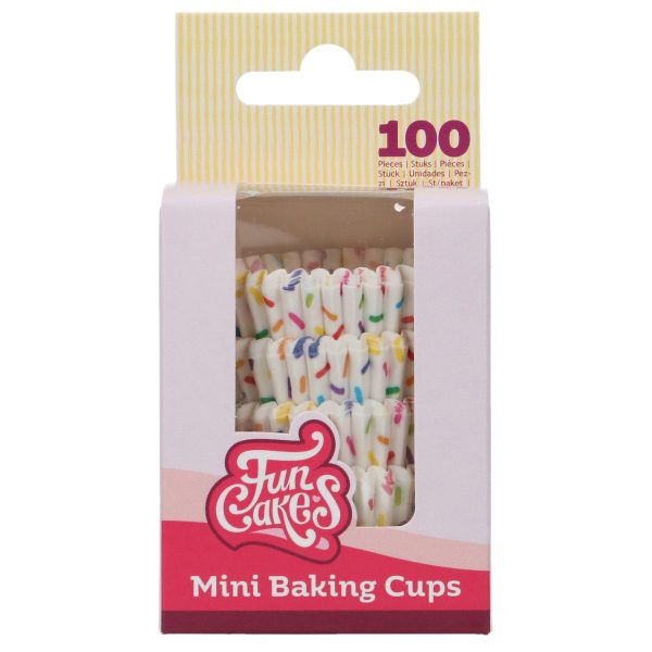 10000_F84510 FunCakes Mini Baking Cups Sprinkles pk/100