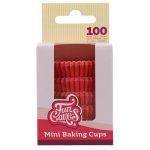 10000_F84575 FunCakes Mini Baking Cups Red pk/10