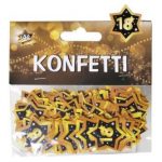 Konfetti 18 schwarz/gold 14g
