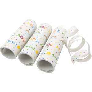 3 Luftschlangen Schulstart Papier 1,4 x 400 cm
