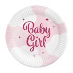 8 Pappteller FSC – Baby Girl