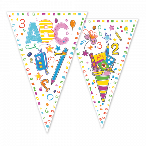 Wimpelkette ABC 10 m Flaggen