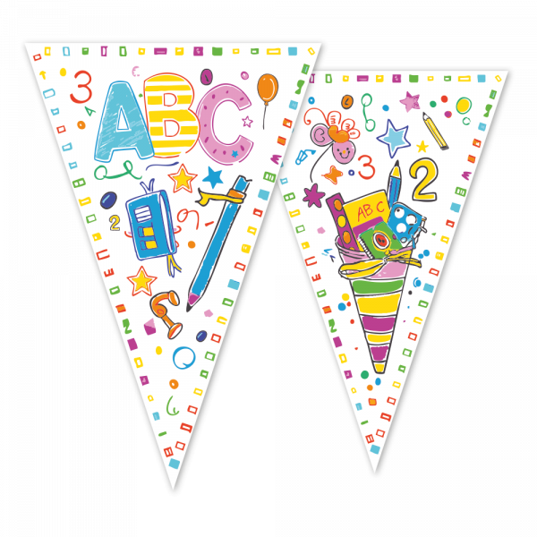 Wimpelkette ABC 10 m Flaggen