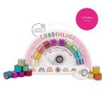960856_b GOOD FEELINGS Regenbogen Glitzer-Tapes inkl. Abroller 12-teilig