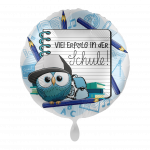 Folienballon "Viel Erfolg in der Schule Junge" 43cm