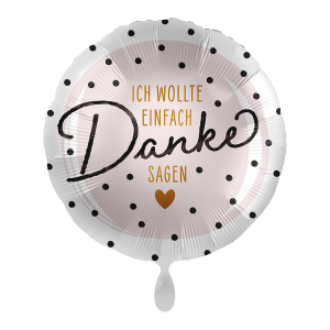 Folienballon "Danke" 43cm