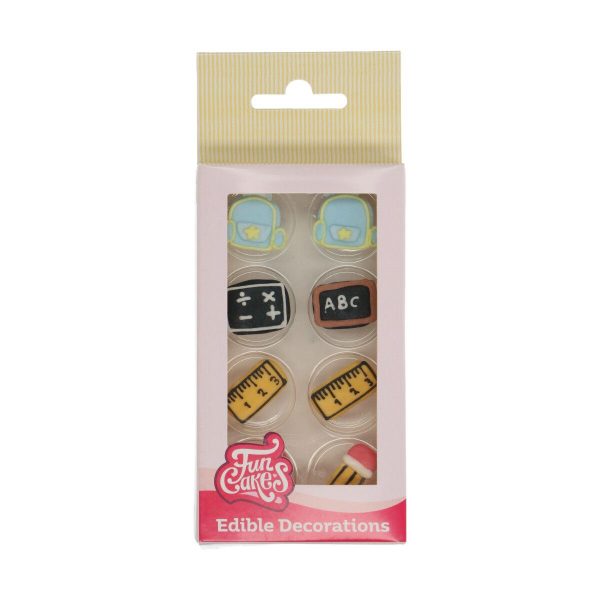 FunCakes Sugar Decorations Back To School set/8