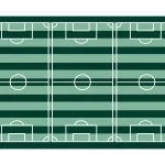 Fußballfeld-Tischdecke, 120x180cm