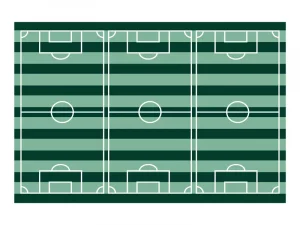 Fußballfeld-Tischdecke, 120x180cm