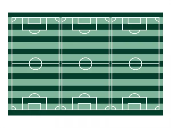 Fußballfeld-Tischdecke, 120x180cm