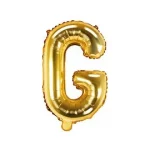 Air-Filled Folienballon Buchstabe "G'', 35cm, gold