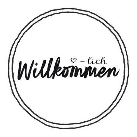 20 Servietten Herzlich Willkommen - Willkommen im Kreis 33x33cm