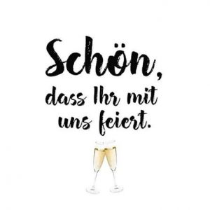 l 20 kleine Cocktailservietten Schön feiern - Mit uns 25x25cm