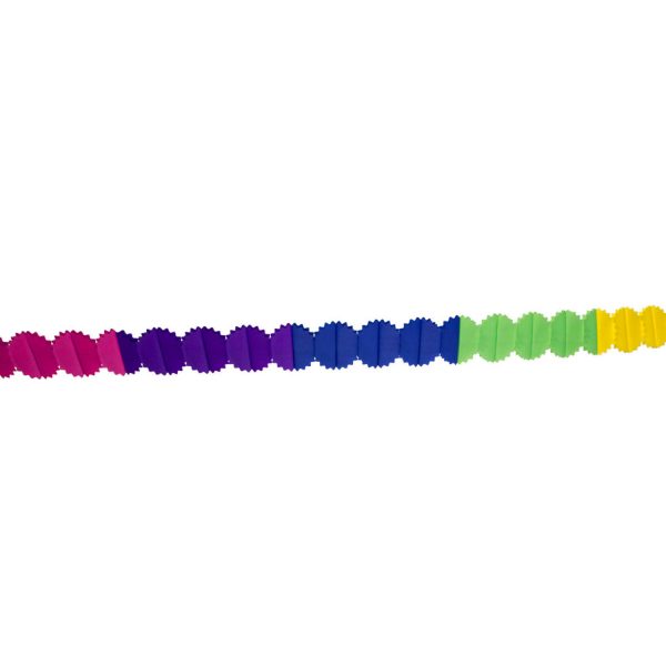 Papiergirlande Mehrfarbig 6 Meter