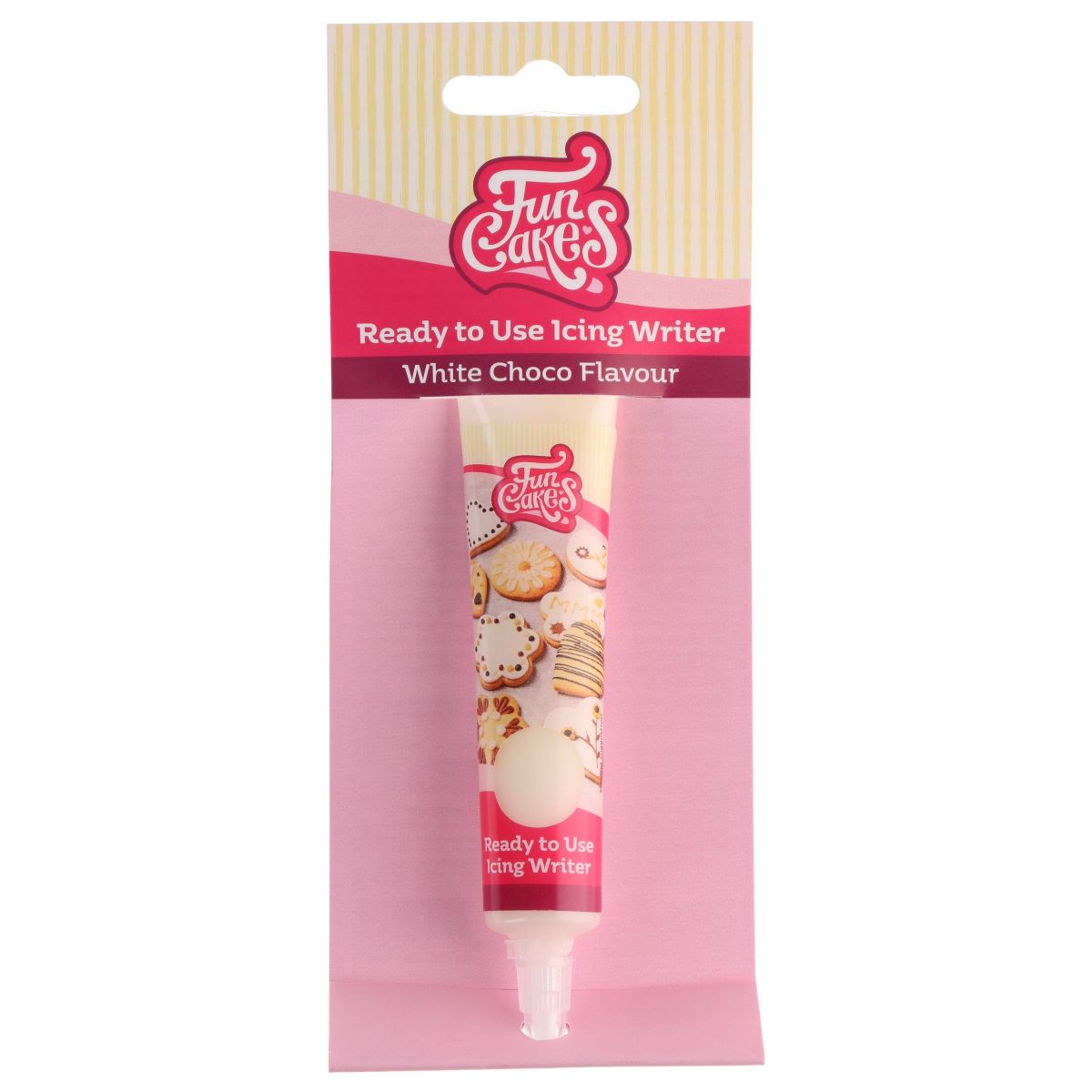FunCakes Ready to Use Icing Writer White Choco Flavour 25g