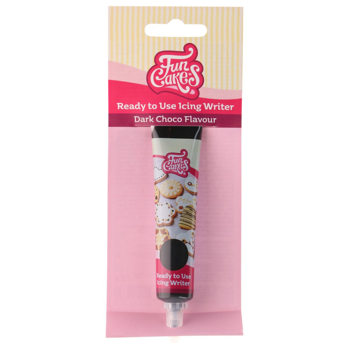 FunCakes Ready to Use Icing Writer Dark Choco Flavour 25g