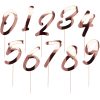 Cake Topper Rosegold 15cm - 20 Stück