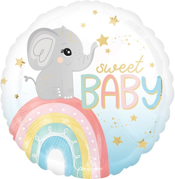 Air filled Sweet Baby Elefant ca.18cm