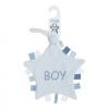 Schmusetuch Stern "Boy" Hellblau