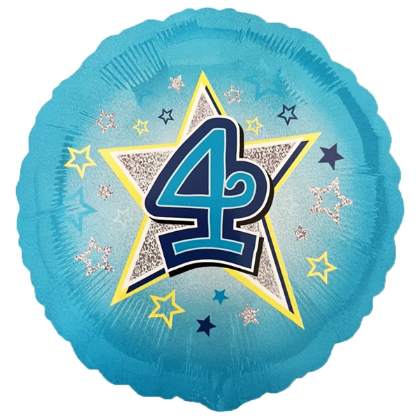 Folienballon Blaue Sterne 4