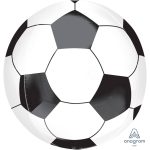 0026635306850 Folienballon Orbz® - Fußball - 38 x 40 cm
