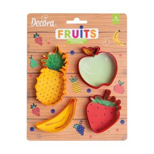 0255041 Decora Obst Ausstecher Set/4Stk.