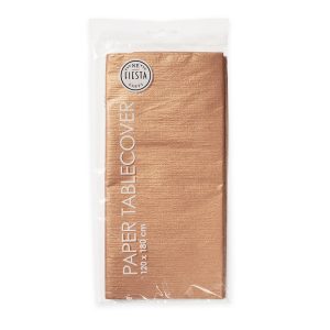 Tischdecke aus Papier 120x180cm - Rose Gold