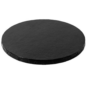 21 Tortenplatten - Rund - schwarz 36cm