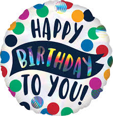 Folienballon "Happy Birthday"45cm