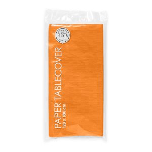 Papier-Tischdecke 120x180cm - Orange