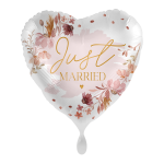 Folienballon "Just Married" - 43cm