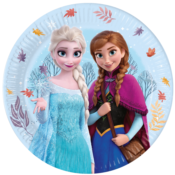 97268-2 8 Pappteller 23 cm – „ Frozen “